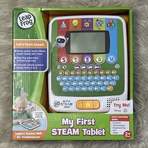 Leap Frog My First STEAM Learning Tablet Educational, Age 2+  - New In Box